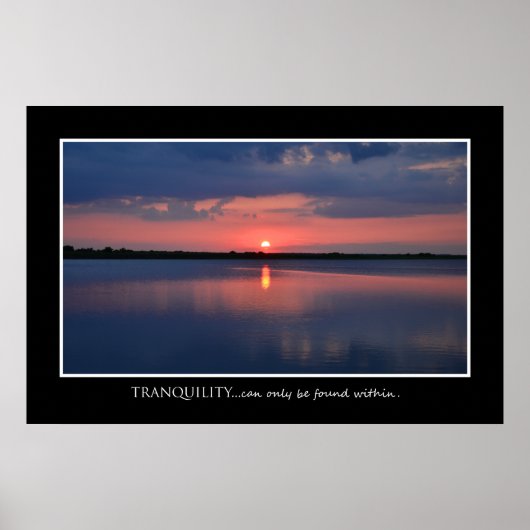 Inspiratie Tranquility Poster 36 x 24 (Voorkant)