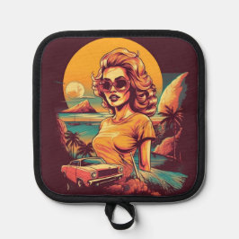 Inspiratie uit de jaren 50 retro pannenlap