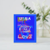 Inspiratie USA We zijn sterker samen met liefde Briefkaart (Staand voorkant)