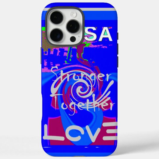 Inspiratie USA We zijn sterker samen met liefde Case-Mate iPhone Case (Achterkant)