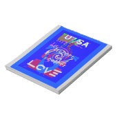 Inspiratie USA We zijn sterker samen met liefde Notitieblok (Linkerzijde)