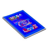 Inspiratie USA We zijn sterker samen met liefde Notitieboek (Rechterzijde)