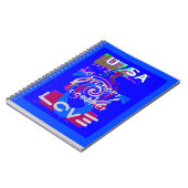 Inspiratie USA We zijn sterker samen met liefde Notitieboek (Linkerzijde)