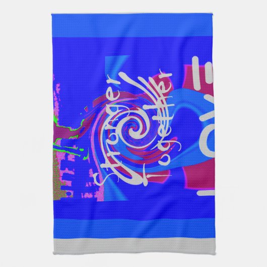 Inspiratie USA We zijn sterker samen met liefde Theedoek (Verticaal)