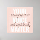 Inspiratie Uw Citaat van de Motivatie van de Mater Canvas Afdruk (Voorkant)