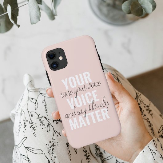 Inspiratie Uw Citaat van de Motivatie van de Mater Case-Mate iPhone Case