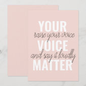 Inspiratie Uw Citaat van de Motivatie van de Mater Feestdagenkaart (Voorkant / Achterkant)