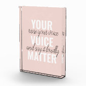 Inspiratie Uw Citaat van de Motivatie van de Mater Fotoblokken (Rechts)