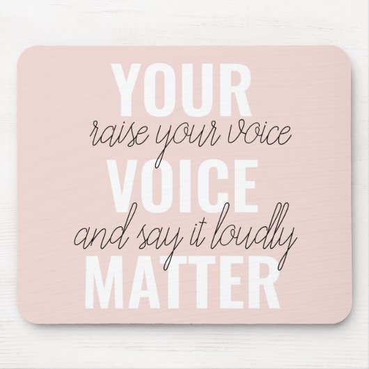 Inspiratie Uw Citaat van de Motivatie van de Mater Muismat (Voorkant)