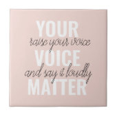 Inspiratie Uw Citaat van de Motivatie van de Mater Tegeltje (Voorkant)