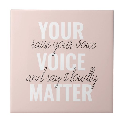 Inspiratie Uw Citaat van de Motivatie van de Mater Tegeltje (Voorkant)