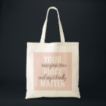 Inspiratie Uw Citaat van de Motivatie van de Mater Tote Bag<br><div class="desc">Inspiratie Uw Citaat van de Motivatie van de Materiaal van de Stem</div>