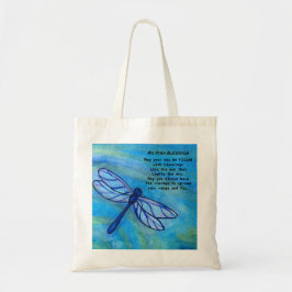 Inspiratie van de Ierse "Blessing Brave Blue Drago Tote Bag