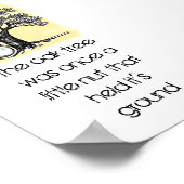 Inspiratie van eikenbomen poster (Hoek)