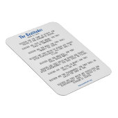 Inspiratie van Grijze en Blauwe zaligheden Magneet (Rechterzijde)