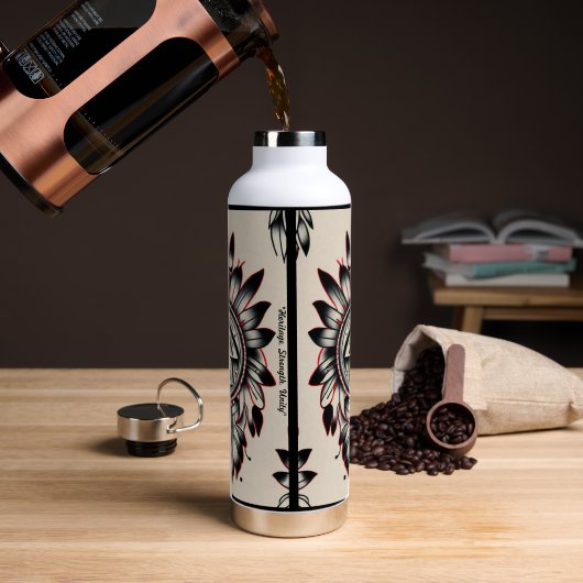"Inspiratie van voorouders" Waterfles (Koffie)