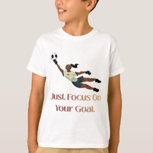Inspiratie voetbal doelman grafische T-shirt
