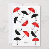 Inspiratie voor een regenachtige dag feestdagenkaart (Achterkant)