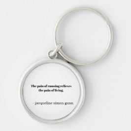 Inspiratie voor hardlopers sleutelhanger