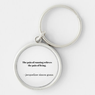 Inspiratie voor hardlopers sleutelhanger