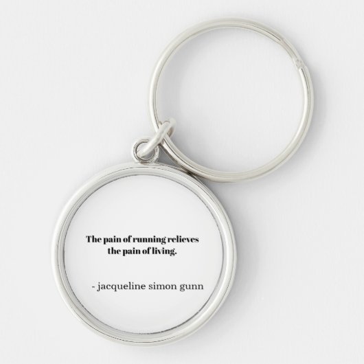Inspiratie voor hardlopers  sleutelhanger (Voorkant)