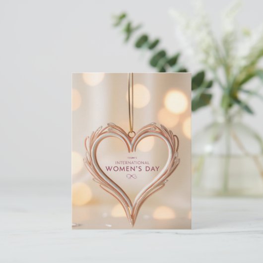 Inspiratie voor inclusie Internationale Vrouwendag Briefkaart (Staand voorkant)