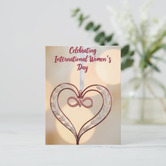 Inspiratie voor inclusie Internationale Vrouwendag Briefkaart (Staand voorkant)