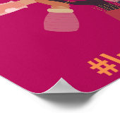 Inspiratie voor Internationale Vrouwendag Poster (Hoek)