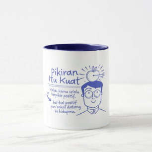 Inspiratie voor positieve citaten mok