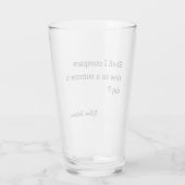 Inspiratie voor Shakespeare Summer's Day Glas (Achterkant)