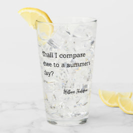 Inspiratie voor Shakespeare Summer's Day Glas