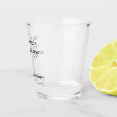 Inspiratie voor Shakespeare Summer's Day Shot Glas (Rechts)
