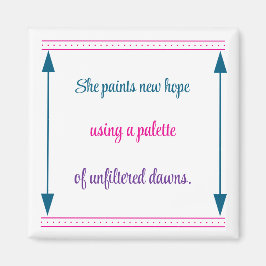 Inspiratie voor vrouwen magneet