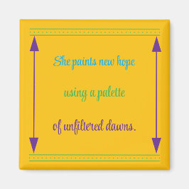 Inspiratie voor vrouwen magneet