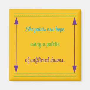 Inspiratie voor vrouwen magneet