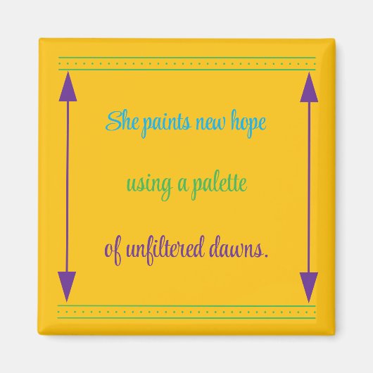 Inspiratie voor vrouwen magneet (Voorkant)