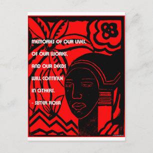 Inspiratie voor Zuster Rosa Briefkaart