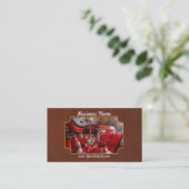 Inspiratie - Vrachtwagen - Wachten op een telefoon Visitekaartje (Staand voorkant)