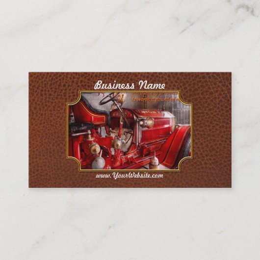 Inspiratie - Vrachtwagen - Wachten op een telefoon Visitekaartje (Voorkant)