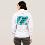 Inspiratie Vrouwen Bella+Canvas Full-Zip Hoodie (Achterkant volledig)