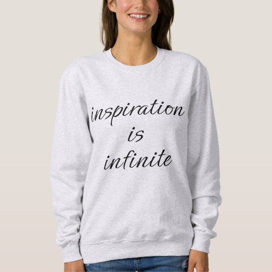 Inspiratie Vrouwenbasisch Sweatshirt (Voorkant)