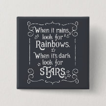 Inspiratie wanneer het Rains en Donkere Button van