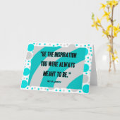 Inspiratie Wenskaart Kaart (Gele Bloem)