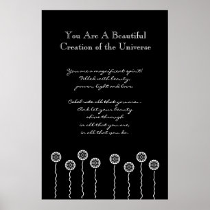 Inspiratie Witte bloemen V002 Poster