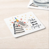 Inspiratie Zebri-maïs Kartonnen Onderzetters (Schuin)