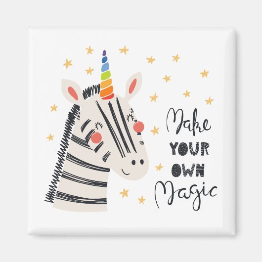 Inspiratie Zebri-maïs Magneet (Voorkant)