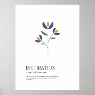 Inspiratiedefinitie Poster