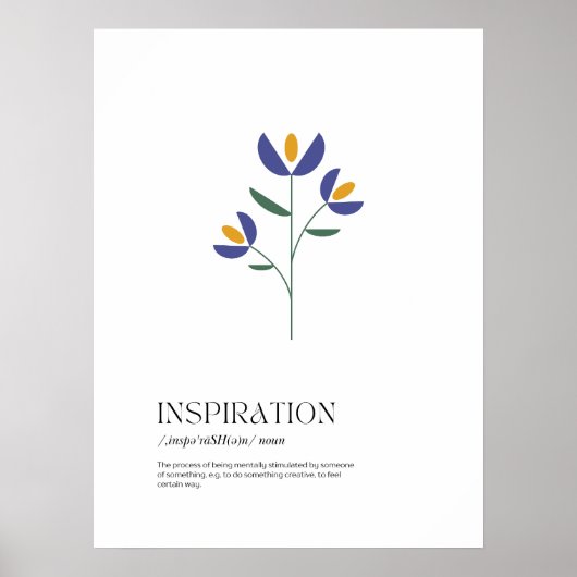 Inspiratiedefinitie Poster (Voorkant)