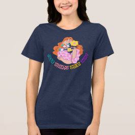 Inspiratief Bloemengemeente Esthetisch Ontwerp Tri-Blend Shirt