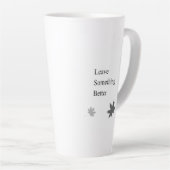 Inspiratief cadeau voor professionals & leiders latte mok (Rechterhoek)